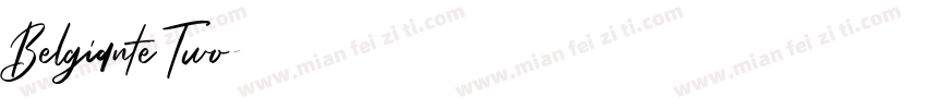 Belgiante Two字体转换